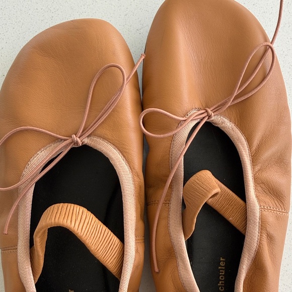 Proenza Schouler Brown Leather Flats - Picture 2 of 6